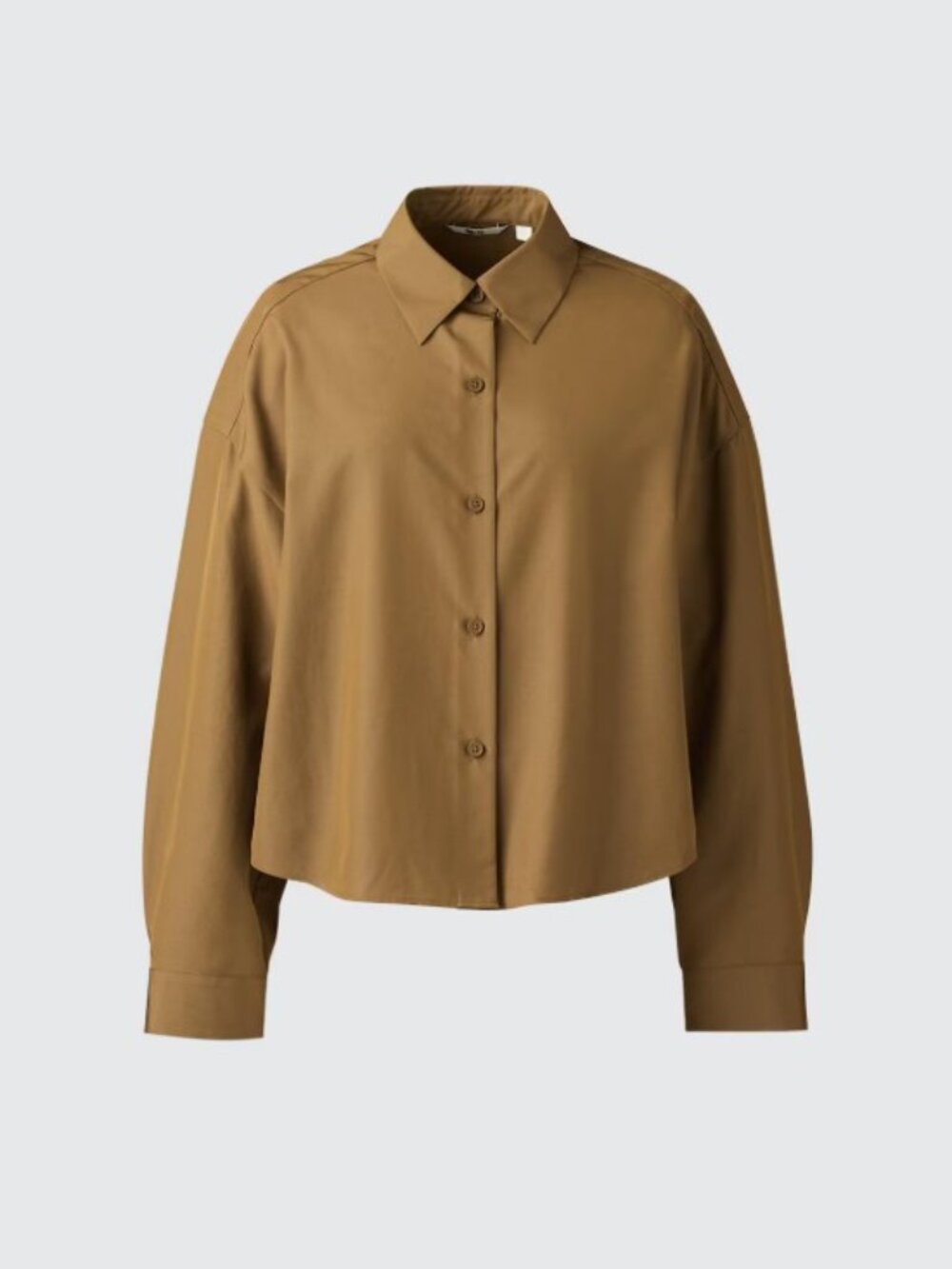Uniqlo C Cropped Shirt brown